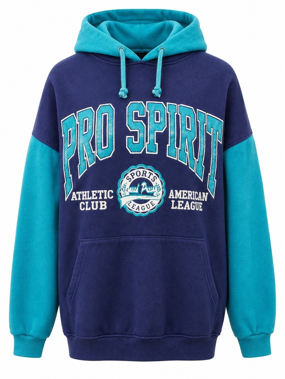 Favorite Sports Vintage color block hoodie size M
